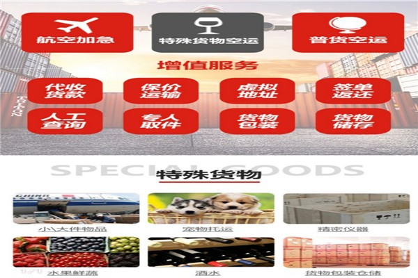 上海到武漢航空貨運當天達